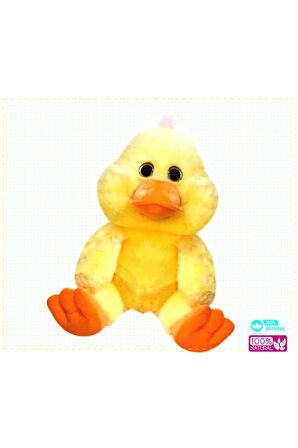 1 Adet 1458 Selay, Sevimli Ördek 40 cm Sarı Kız Cocuk Oyuncak Erkek Cocuk Egitici Montessori Oyunca