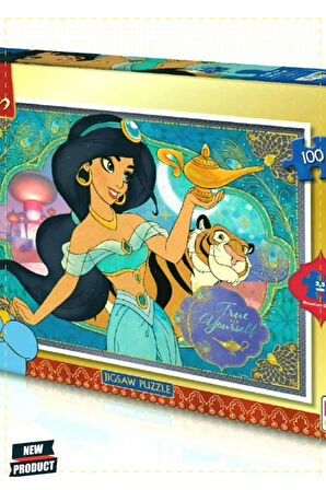 KS Aladdin 100 Parça Puzzle Kız Erkek Cocuk Egitici Montessori Oyuncaklar Saglıklı Ürün