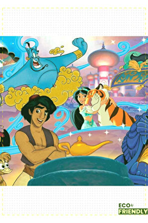1 Adet KS Aladdin Puzzle 200 Parça Egitici Kız Erkek Cocuk Oyuncak Montessori Oyuncaklar
