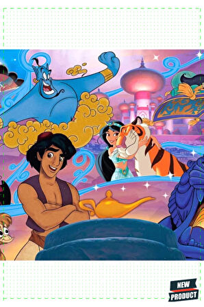 1 Adet KS Aladdin Puzzle 200 Parça Egitici Kız Erkek Cocuk Oyuncak Montessori Oyuncaklar