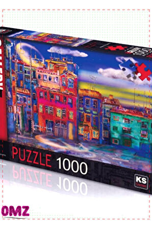 1 Adet moon 1000 Parça Puzzle Kız Erkek Cocuk Egitici Montessori Oyuncaklar Naturel
