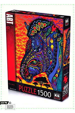 1 Adet KS The Zebra 1500 Parça Puzzle Kız Oyuncakları Erkek Cocuk Egitici Montessori Oyuncaklar