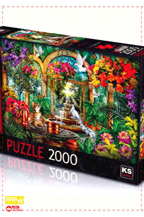 1 Adet KS Atrium 2000 Parça Puzzle Kız Erkek Oyuncakları Cocuk Egitici Montessori Oyuncaklar