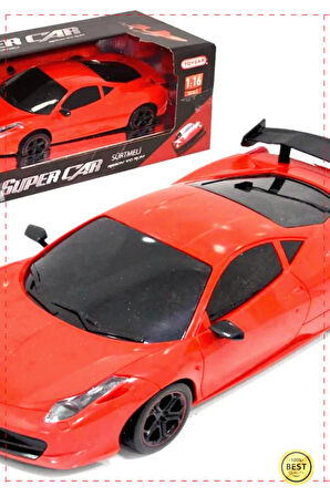 1 Adet 1:16 Super Car Sürtmeli Araba TOY-18 Kız Oyuncakları Erkek Cocuk Egitici Montessori Oyuncakl