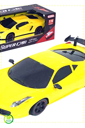 1 Adet 1:16 Super Car Sürtmeli Araba TOY-18 Kız Oyuncakları Erkek Cocuk Egitici Montessori Oyuncakl