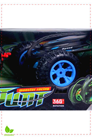 1 Adet onster Racing Şarjlı Kumandalı Akrobat Araba Kız Oyuncakları Erkek Cocuk Egitici Montessori