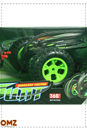 1 Adet onster Racing Şarjlı Kumandalı Akrobat Araba Kız Oyuncakları Erkek Cocuk Egitici Montessori