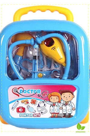 1 Adet Valizli Aksesuarlı Doktor Seti Kız Erkek Cocuk Egitici Montessori Oyuncaklar