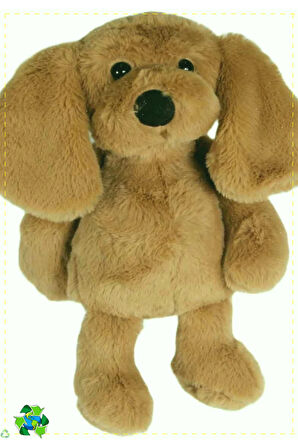 1 Adet Uyku Arkadaşı Köpek Peluş Camel 34 cm Kız Erkek Cocuk Egitici Montessori Oyuncaklar Naturel