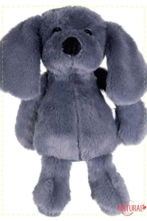 yku Arkadaşı Köpek Peluş Antrasit 34 cm Kız Erkek Cocuk Egitici Montessori Oyuncaklar Saglıklı Ürün