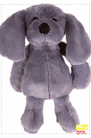 yku Arkadaşı Köpek Peluş Antrasit 34 cm Kız Erkek Cocuk Egitici Montessori Oyuncaklar Saglıklı Ürün