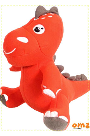 Dino Peluş Oyuncak Turuncu 25 cm Kız Erkek Cocuk Egitici Montessori Oyuncaklar Saglıklı Ürün