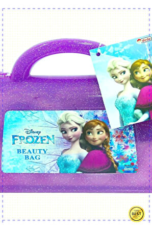 1 Adet Dede Frozen Çantalı Güzellik Seti Egitici Kız Erkek Cocuk Oyuncak Montessori Oyuncaklar