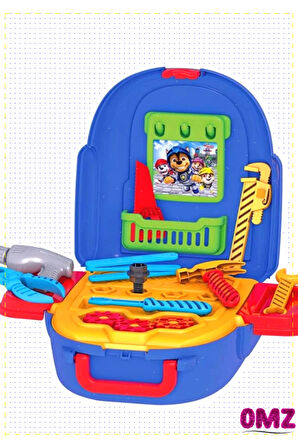 1 Adet Patrol Tamir Seti Sırt Çantası -Fentoys Kız Oyuncakları Erkek Cocuk Egitici Montessori Oyunc