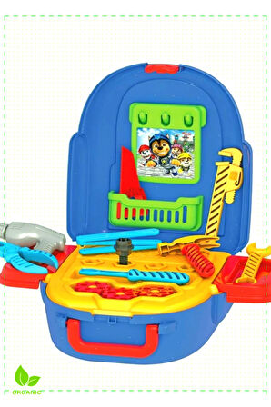 1 Adet Patrol Tamir Seti Sırt Çantası -Fentoys Kız Oyuncakları Erkek Cocuk Egitici Montessori Oyunc