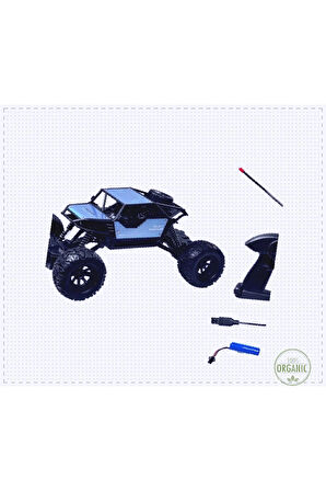 1 Adet Kumandalı Bigfood Climbing Car 1:18 - Kız Erkek Cocuk Egitici Montessori Oyuncaklar Naturel