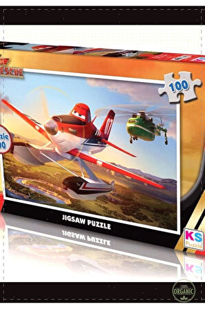 100 Parça Planes Puzzle Kız Cocuk Oyuncak Erkek Cocuk Egitici Montessori Oyuncaklar