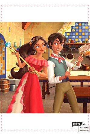 1 Adet KS Elena Avalor 50 Parça Puzzle Kız Erkek Oyuncakları Cocuk Egitici Montessori Oyuncaklar