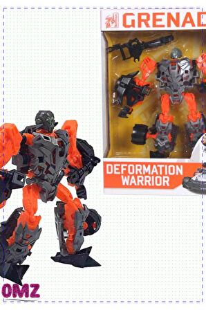 1 Adet Deformation Warrior Robota Dönüşen Araba Kız Erkek Cocuk Egitici Montessori Oyuncaklar
