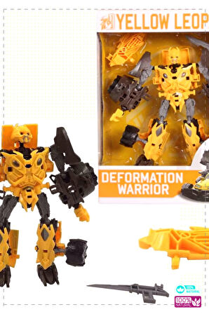 1 Adet Deformation Warrior Robota Dönüşen Araba Kız Erkek Cocuk Egitici Montessori Oyuncaklar