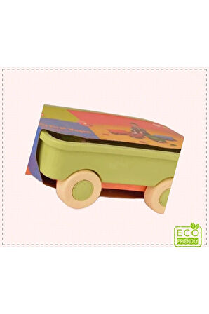 Çek Çek İlk Vagonum Araba Yeşil Kız Cocuk Erkek Cocuk Egitici Montessori Oyuncaklar