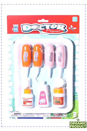 1 Adet Tepside Doktor Dişçi Seti -Birliktoys Kız Erkek Cocuk Egitici Montessori Oyuncaklar
