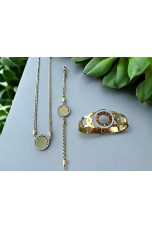 Plakalı Set Paslanmaz Çelik Set Cns 014