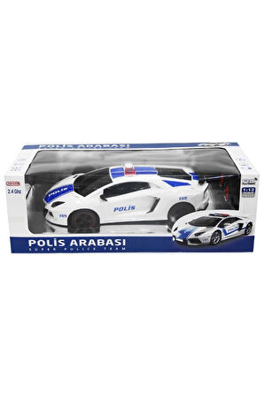 1:12 Kumandalı Polis Arabası Kız Erkek Çocuk Oyuncakları Eğitici Oyuncaklar