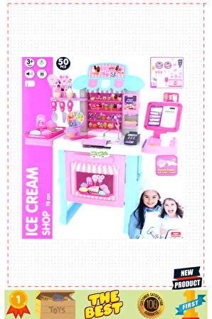 Yazarkasa Pastane Dondurma Seti 5 Litre Kız Erkek Çocuk Oyuncakları Eğitici Oyuncaklar