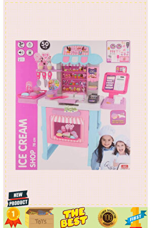 Yazarkasa Pastane Dondurma Seti 5 Litre Kız Erkek Çocuk Oyuncakları Eğitici Oyuncaklar