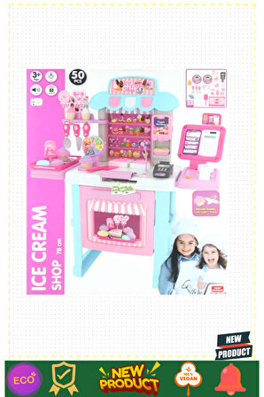 Yazarkasa Pastane Dondurma Seti 5 Litre Kız Erkek Çocuk Oyuncakları Eğitici Oyuncaklar