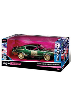 Maistooo 1/24 1973 Nissan Skyline 2000gt-r Kız Erkek Çocuk Oyuncakları Eğitici Oyuncaklar