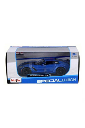 Maistooo 1:24 Corvette Z06 Model Araba S/e Kız Erkek Çocuk Oyuncakları Eğitici Oyuncaklar