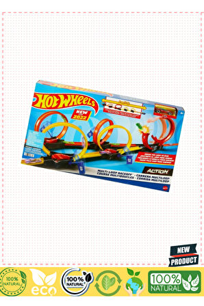 Hdr83 Hott Wheelsss Çok Çemberli Yarış Seti Kız Erkek Çocuk Oyuncakları Eğitici Oyuncaklar