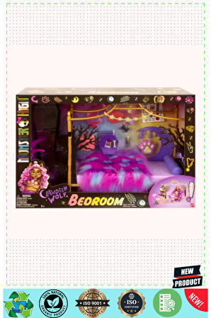 Monsterr High Clawdeen Wolf Yatak Odası Oyun Seti Egitici Oyuncaklar
