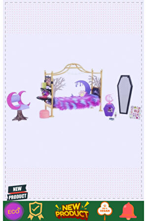 Monsterr High Clawdeen Wolf Yatak Odası Oyun Seti Egitici Oyuncaklar