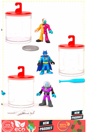 Hmx60 Imaginext® Dc Super Friends™color Changers Temel Figür Seti Kız Erkek Çocuk Oyuncakları