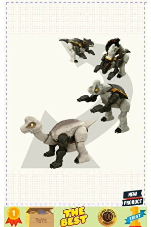 Hpd33 Jurassicc Worlddd Değişim Serisi-çifte Tehlike Büyük Dinozor Figürleri Kız Erkek Çocuk