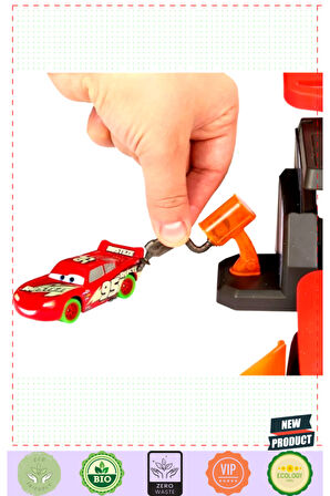 Hpd80 Cars Karanlıkta Parlayan Yarışçılar Pist Seti Kız Erkek Çocuk Oyuncakları Eğitici Oyunc