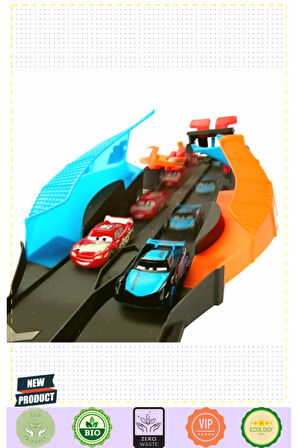 Hpd80 Cars Karanlıkta Parlayan Yarışçılar Pist Seti Kız Erkek Çocuk Oyuncakları Eğitici Oyunc