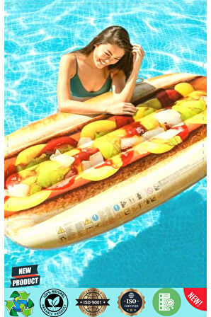 Hot Dog Yatak 173Cm 58771 5 Litre Kız Erkek Çocuk Oyuncakları Eğitici Oyuncaklar