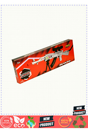 Fab 6767 Işıklı Ve Sesli Tüfek -prestij Kız Erkek Çocuk Oyuncakları Eğitici Oyuncaklar