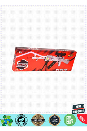 Fab 6767 Işıklı Ve Sesli Tüfek -prestij Kız Erkek Çocuk Oyuncakları Eğitici Oyuncaklar