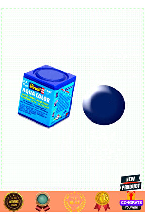 Revell 350-aqua Color Dark Blue-silk Boya-18 ml Kız Erkek Çocuk Oyuncakları Eğitici Oyuncakla