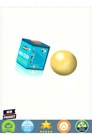 Revell 94-aqua Color Gold-metallic Boya- 18 ml Kız Erkek Çocuk Oyuncakları Eğitici Oyuncaklar
