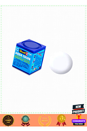 Revell 301-aqua Color White-acrylic Boya- 18 ml Kız Erkek Çocuk Oyuncakları Eğitici Oyuncakla