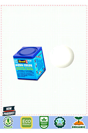 Revell 301-aqua Color White-acrylic Boya- 18 ml Kız Erkek Çocuk Oyuncakları Eğitici Oyuncakla