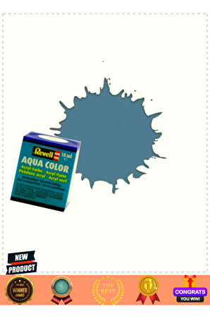 Revell 79 -aqua Colorgreyish Blue-mat Boya- 18 ml Kız Erkek Çocuk Oyuncakları Eğitici Oyuncak
