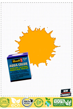 Revell 310-aqua Color Yellow-silk Boya-18 ml Kız Erkek Çocuk Oyuncakları Eğitici Oyuncaklar