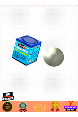 Revell 91-aqua Color Steelgray Metal-acrylic Boya- 18 ml Kız Erkek Çocuk Oyuncakları Eğitici
